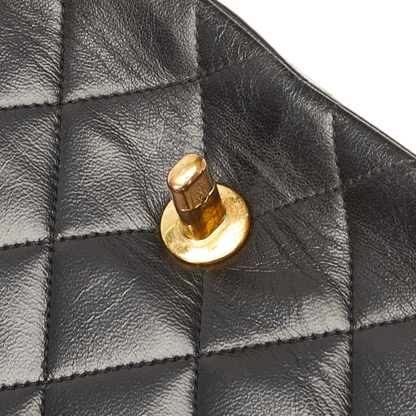Black Chanel Medium Lambskin Diana Flap Crossbody Bag