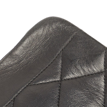 Black Chanel Medium Lambskin Diana Flap Crossbody Bag