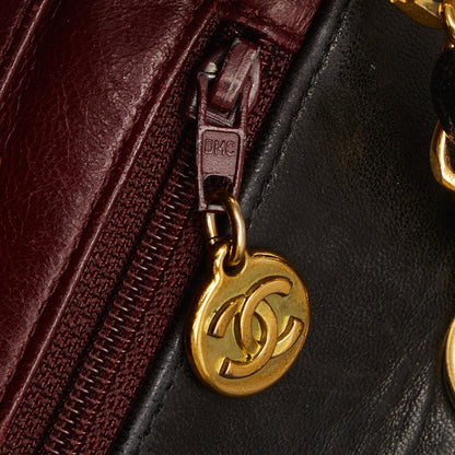 Black Chanel Medium Lambskin Diana Flap Crossbody Bag