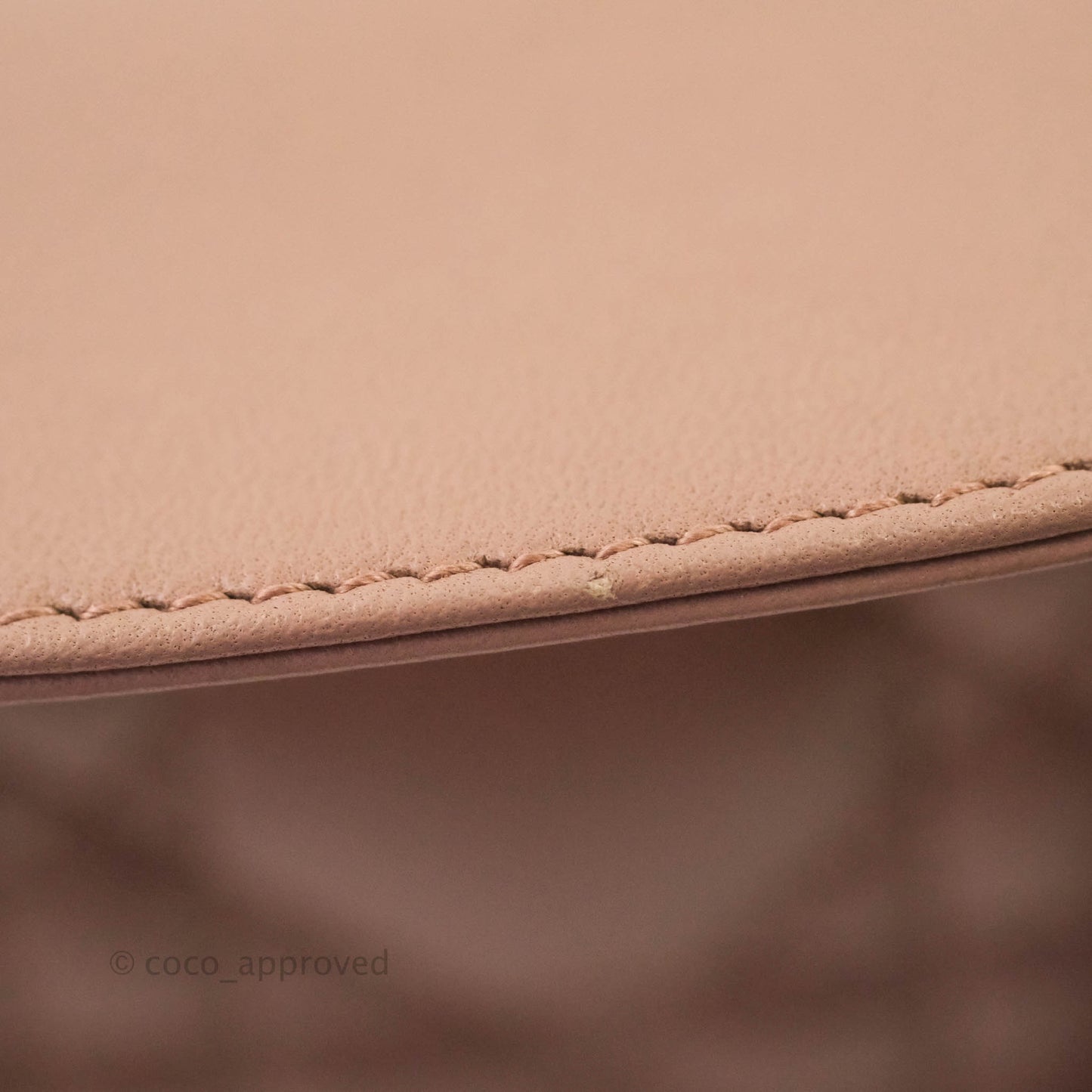 Christian Dior Lambskin My ABCDior Lady Dior Dark Beige Gold Hardware