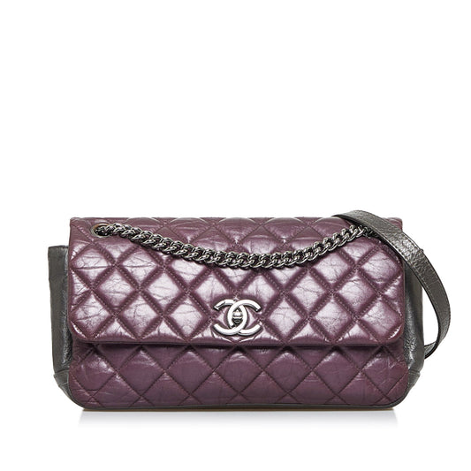 Chanel Sac Glazed Matelasse Portobello Flap Bag