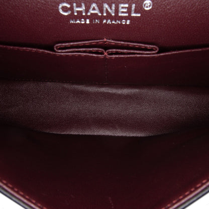 Black Chanel Medium Classic Chevron Lambskin Double Flap Shoulder Bag