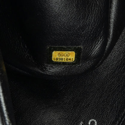 Black Chanel Jumbo Patent Classic Twist Flap Shoulder Bag