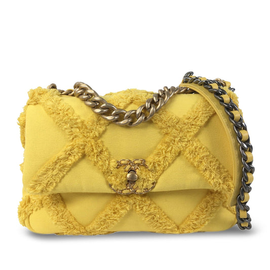 Chanel Sac Medium 19 Canvas Flap