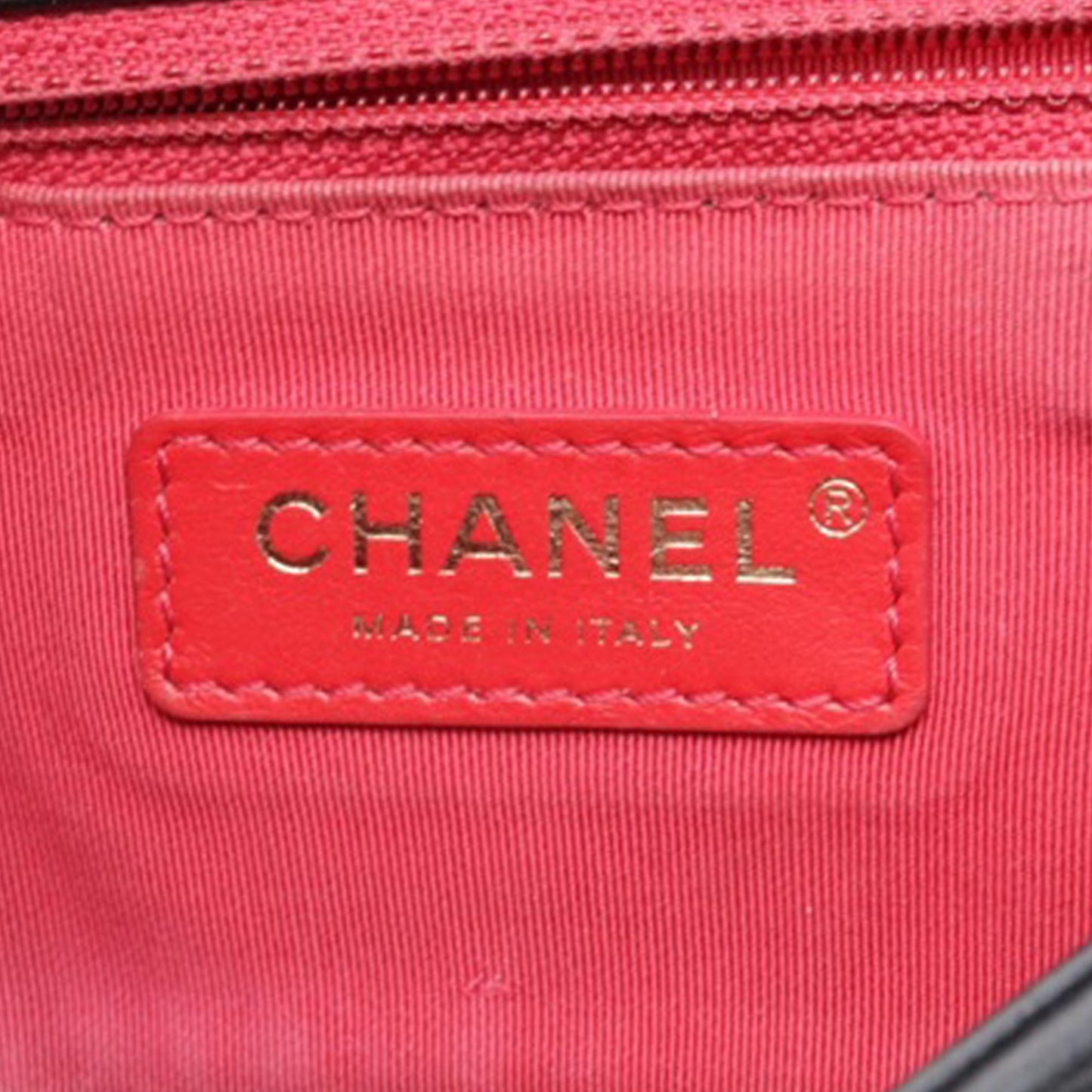 Black Chanel A Real Catch Lambskin Satchel
