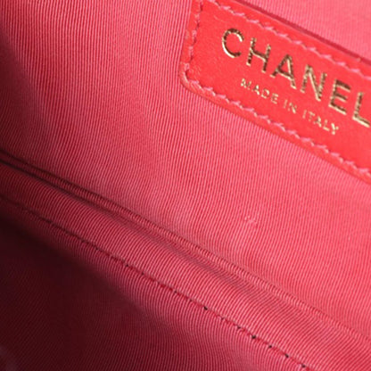 Black Chanel A Real Catch Lambskin Satchel