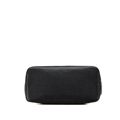Black Chanel Caviar Medallion Tote