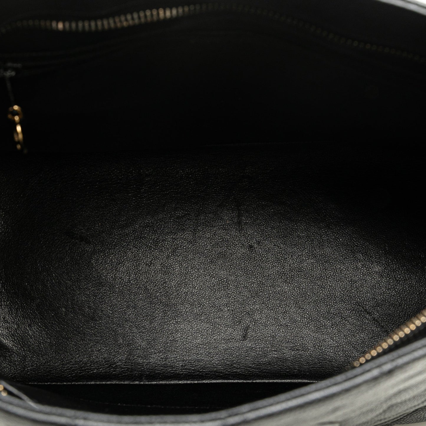 Black Chanel Caviar Medallion Tote