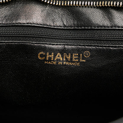 Black Chanel Caviar Medallion Tote