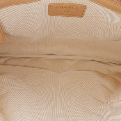 Chanel Sac Quilted Lambskin and Tweed Double Case with Chain