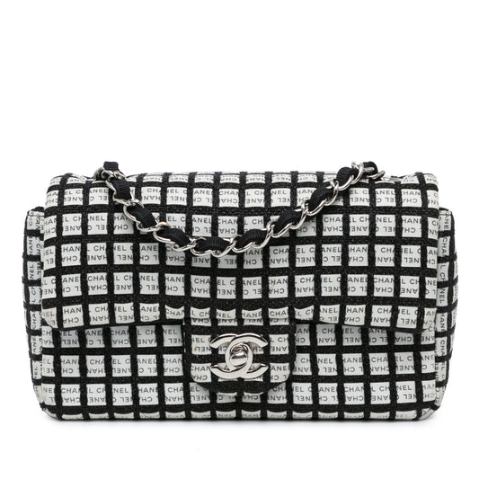 Chanel Sac Mini Rectangular Classic Ribbon Tweed Double Flap