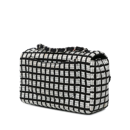 Chanel Sac Mini Rectangular Classic Ribbon Tweed Double Flap