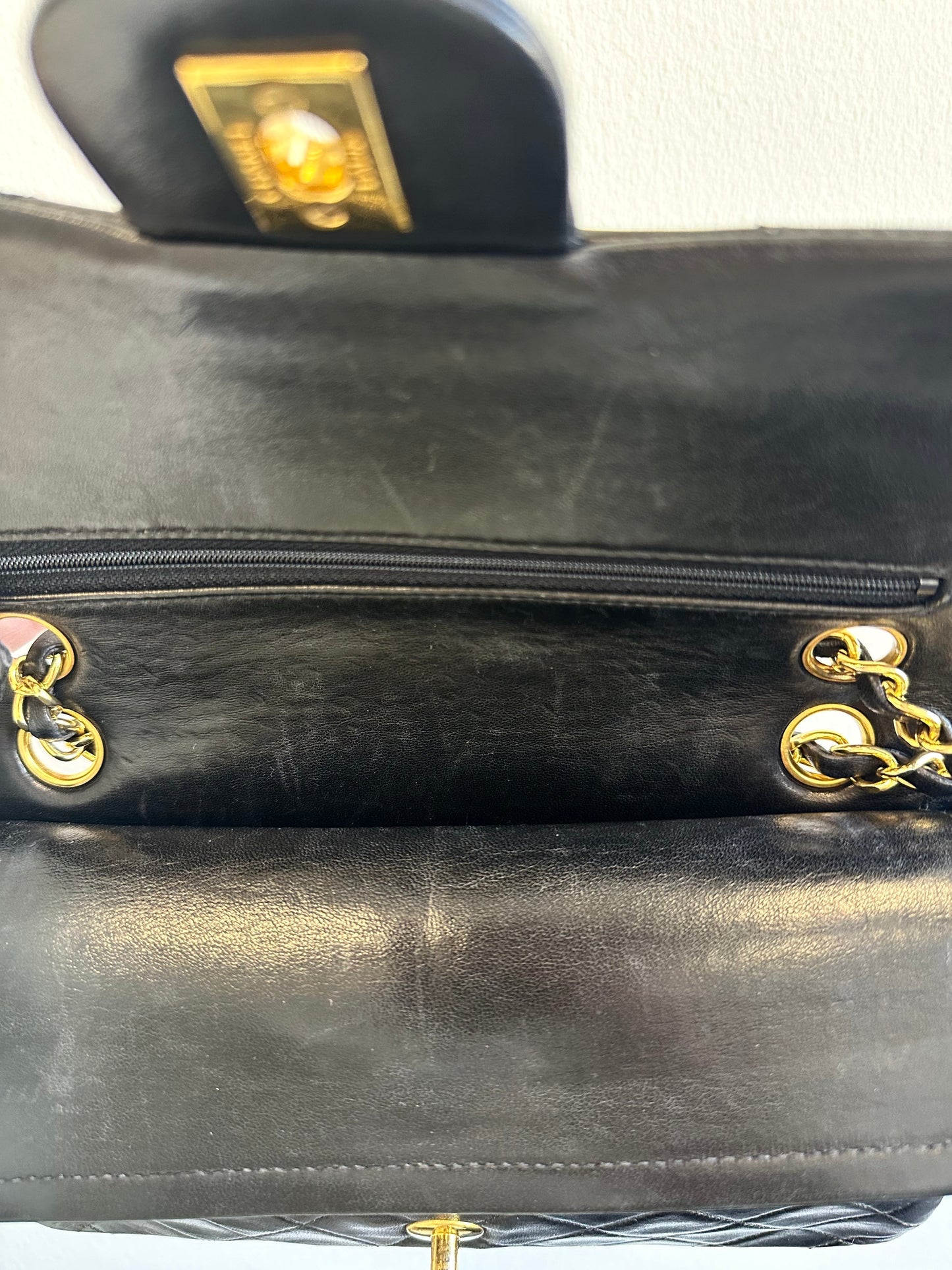 Chanel 1989 Lambskin Small Double Flap