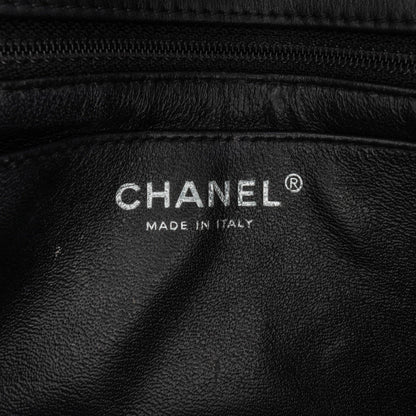 Black Chanel Mini Rectangular Classic Chevron Patent Single Flap Crossbody Bag