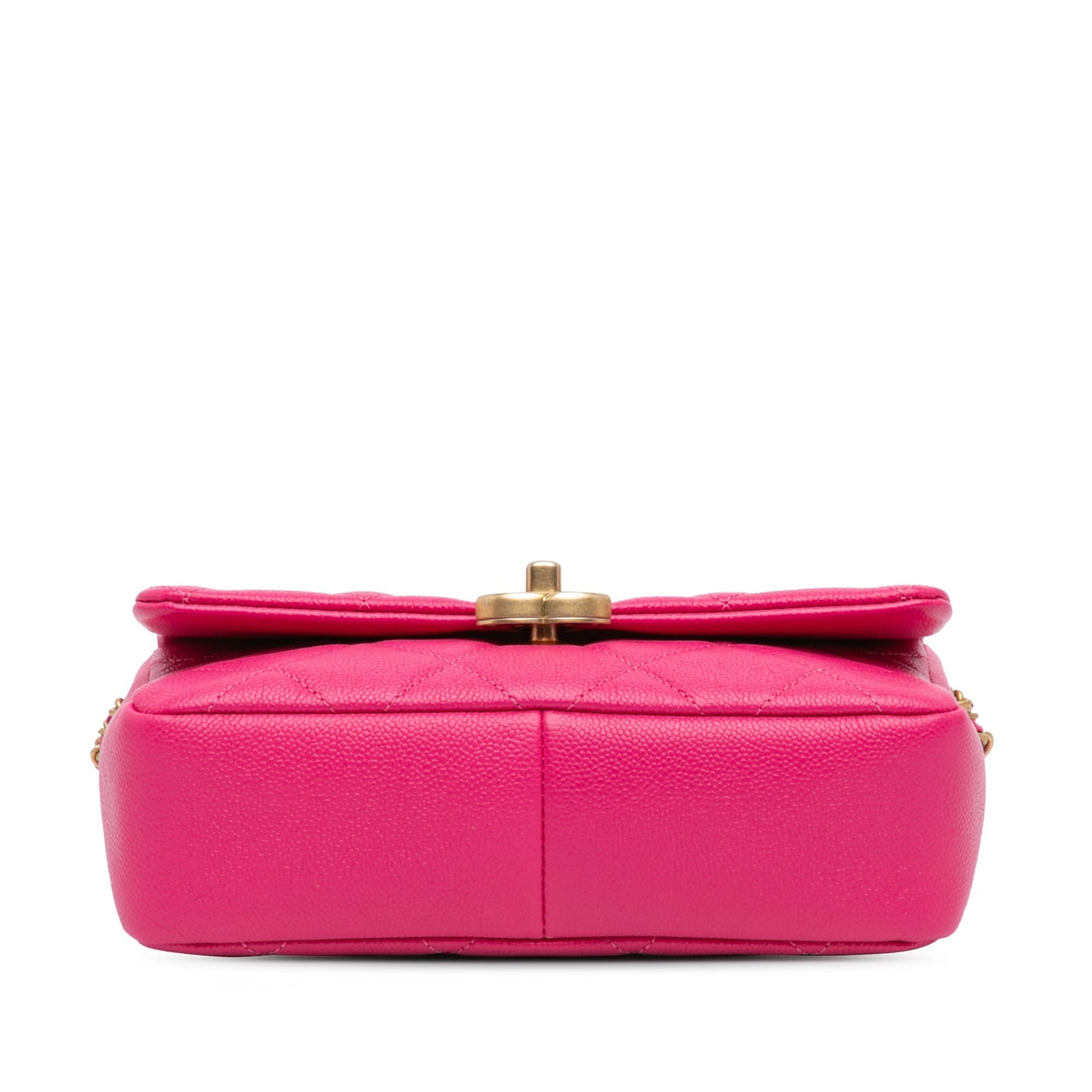 Chanel Sac Small Quilted Caviar Chain Melody Flap