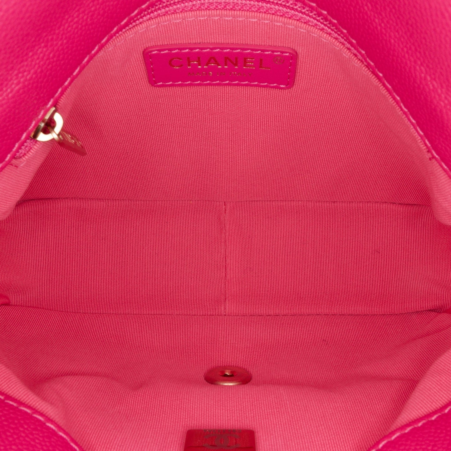 Chanel Sac Small Quilted Caviar Chain Melody Flap