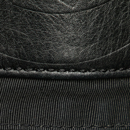 Black Chanel Embossed Lambskin CC Tote