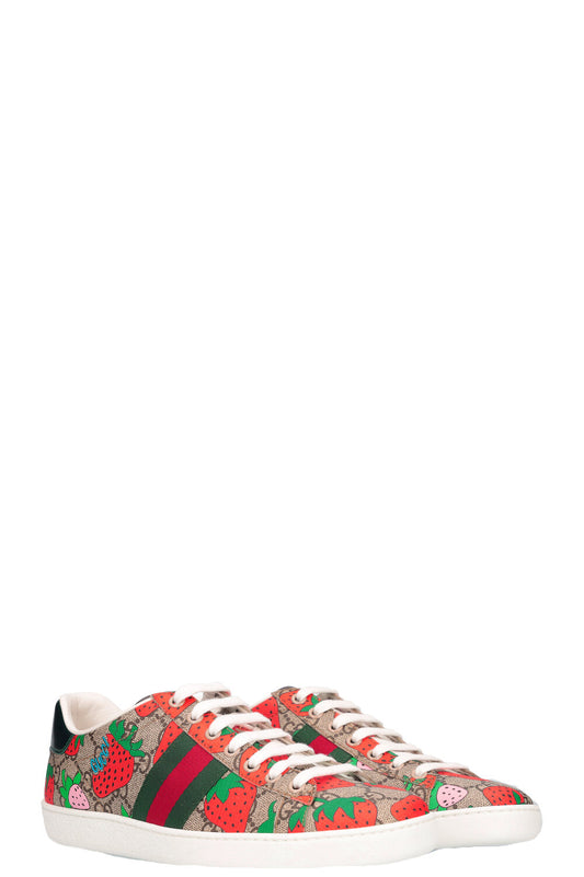 GUCCI Ace Sneakers Strawberries
