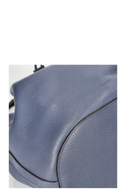 GUCCI Bamboo Bucket Bag Blue