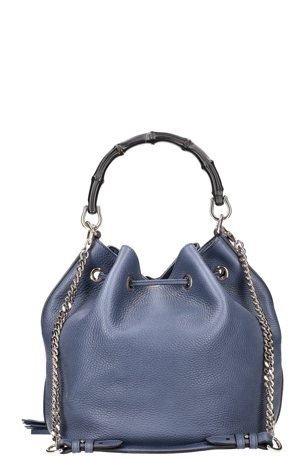 GUCCI Bamboo Bucket Bag Blue