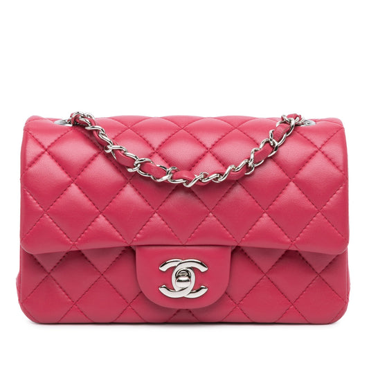 Chanel Sac Mini Rectangular Classic Lambskin Single Flap