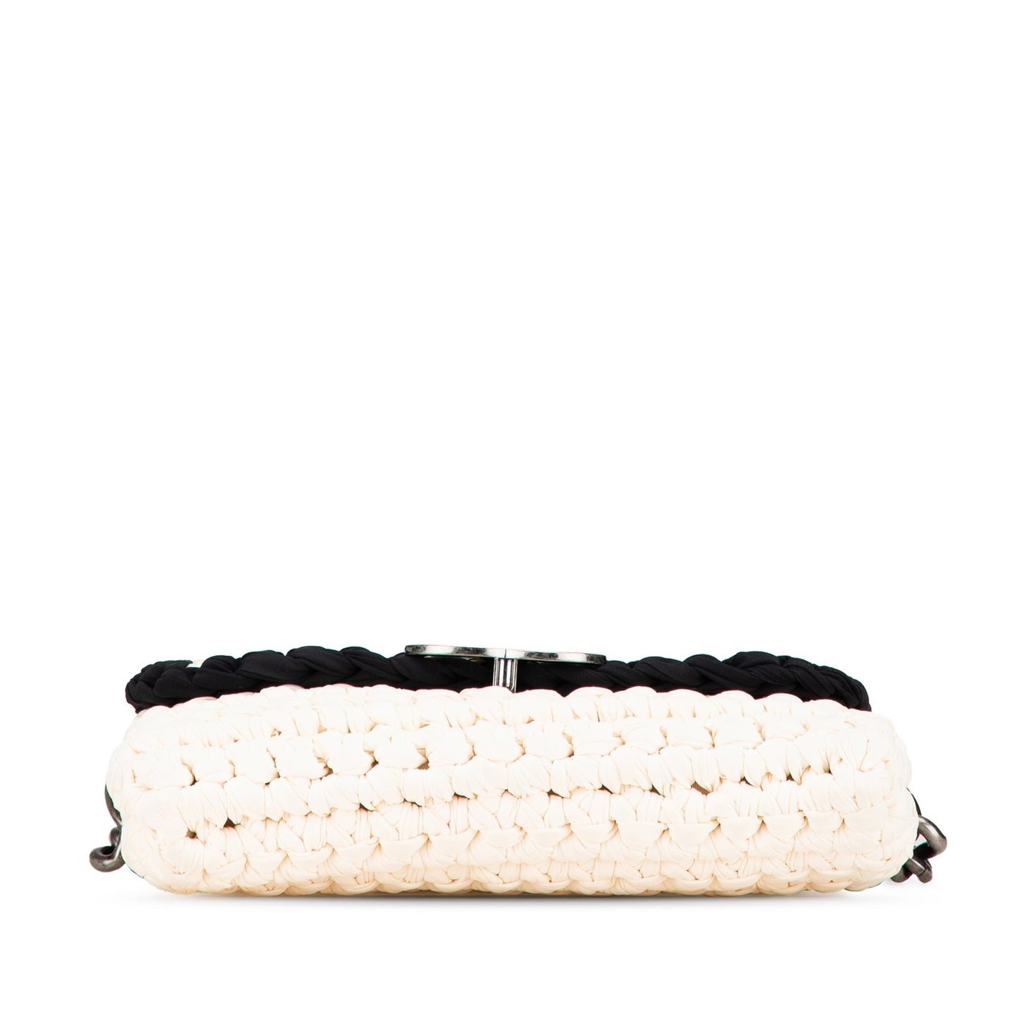 Chanel Sac Neoprene Fancy Crochet Flap