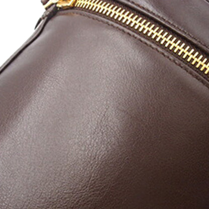 Brown Chanel CC Lambskin Vanity Case