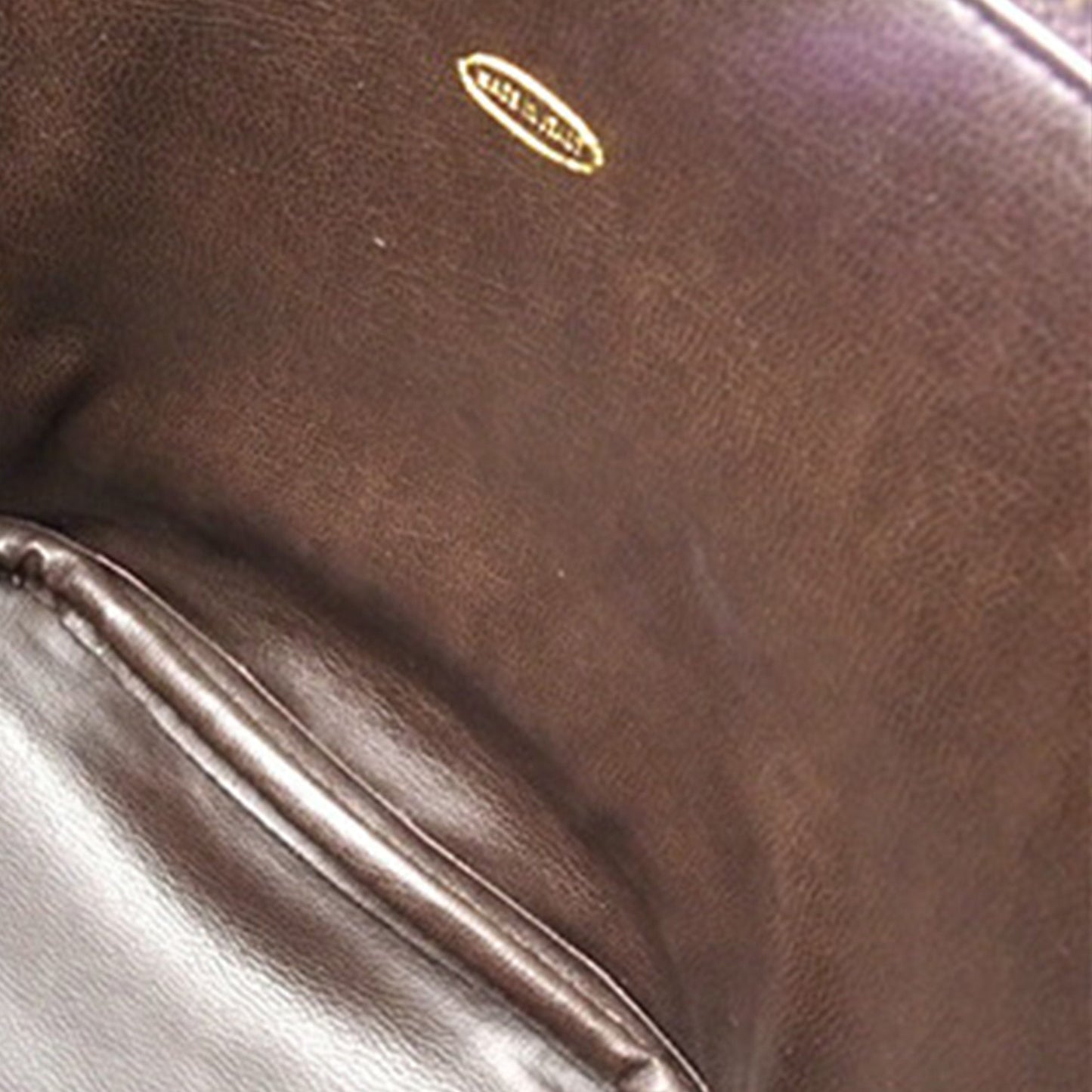 Brown Chanel CC Lambskin Vanity Case