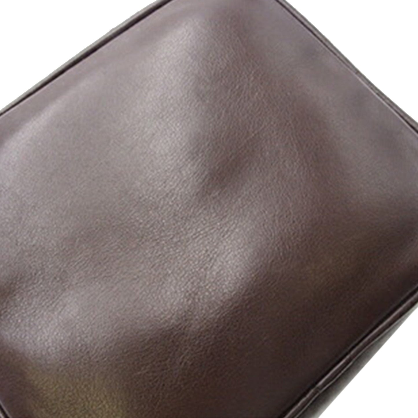 Brown Chanel CC Lambskin Vanity Case