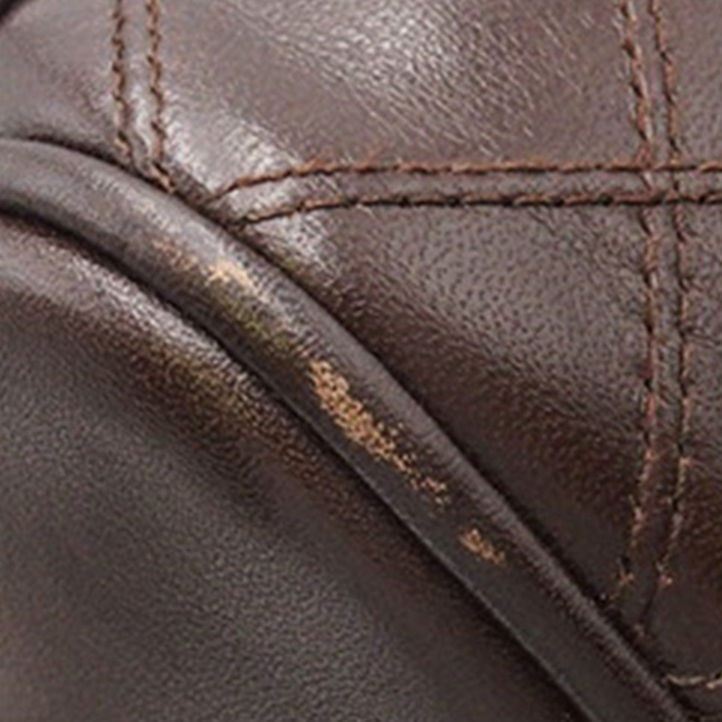 Brown Chanel CC Lambskin Vanity Case