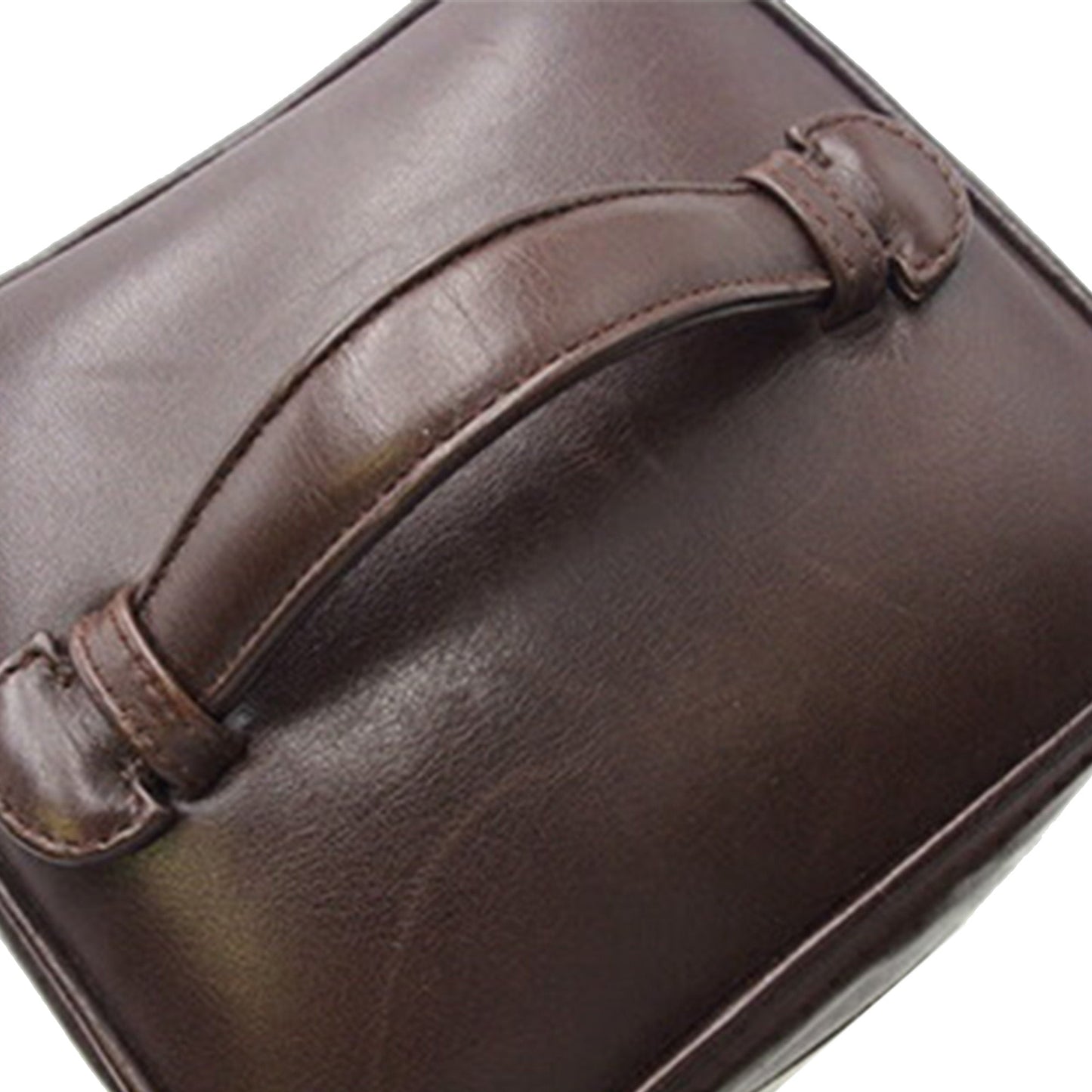 Brown Chanel CC Lambskin Vanity Case