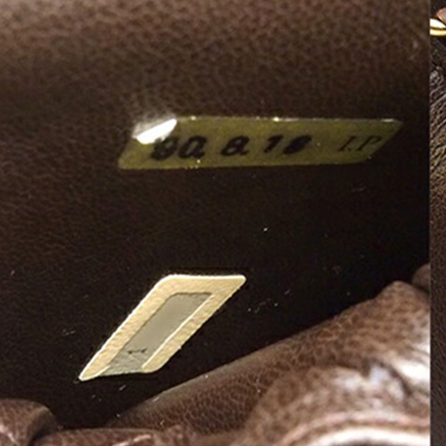 Brown Chanel CC Lambskin Vanity Case