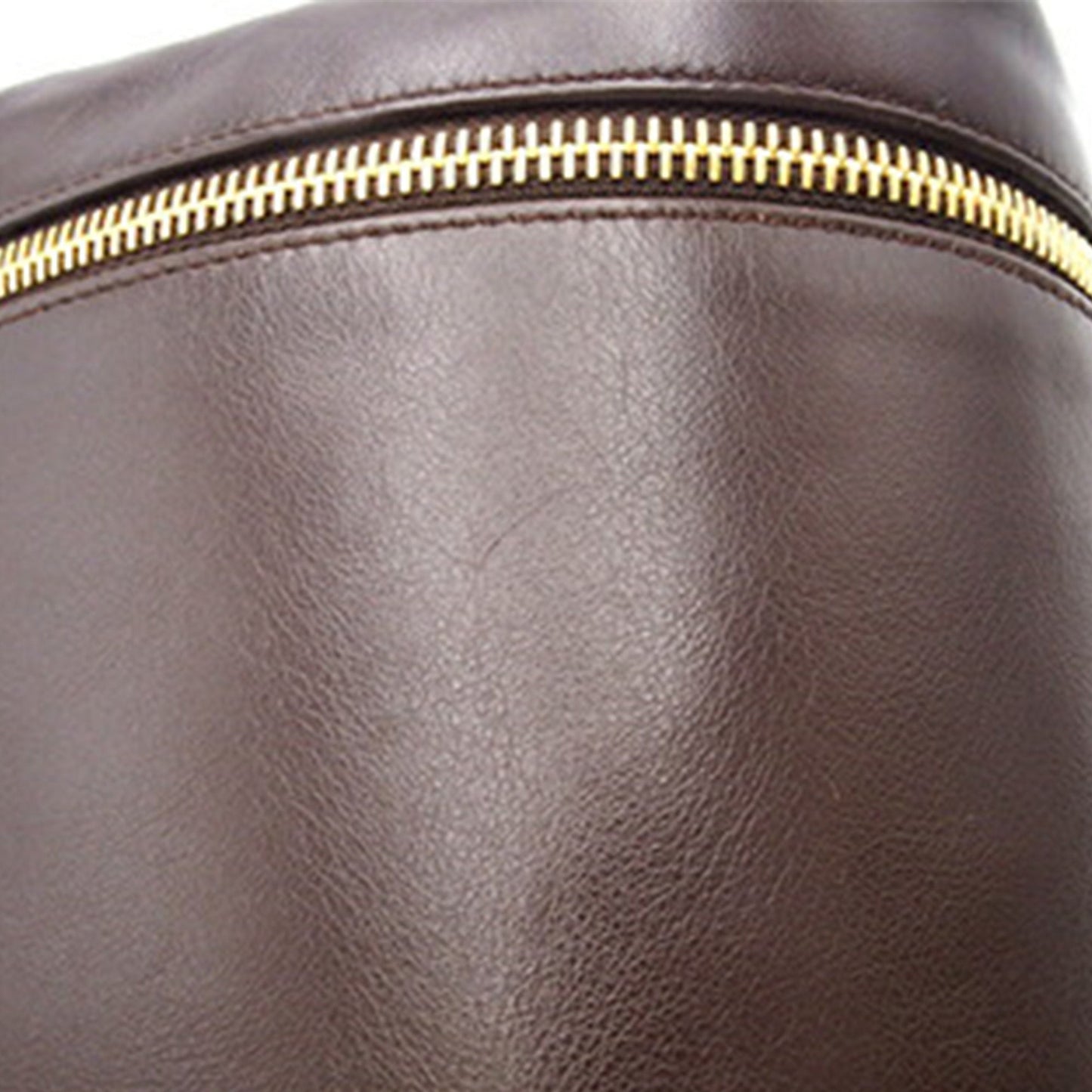 Brown Chanel CC Lambskin Vanity Case