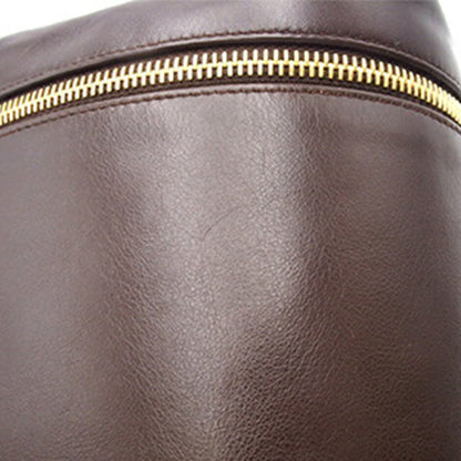 Brown Chanel CC Lambskin Vanity Case