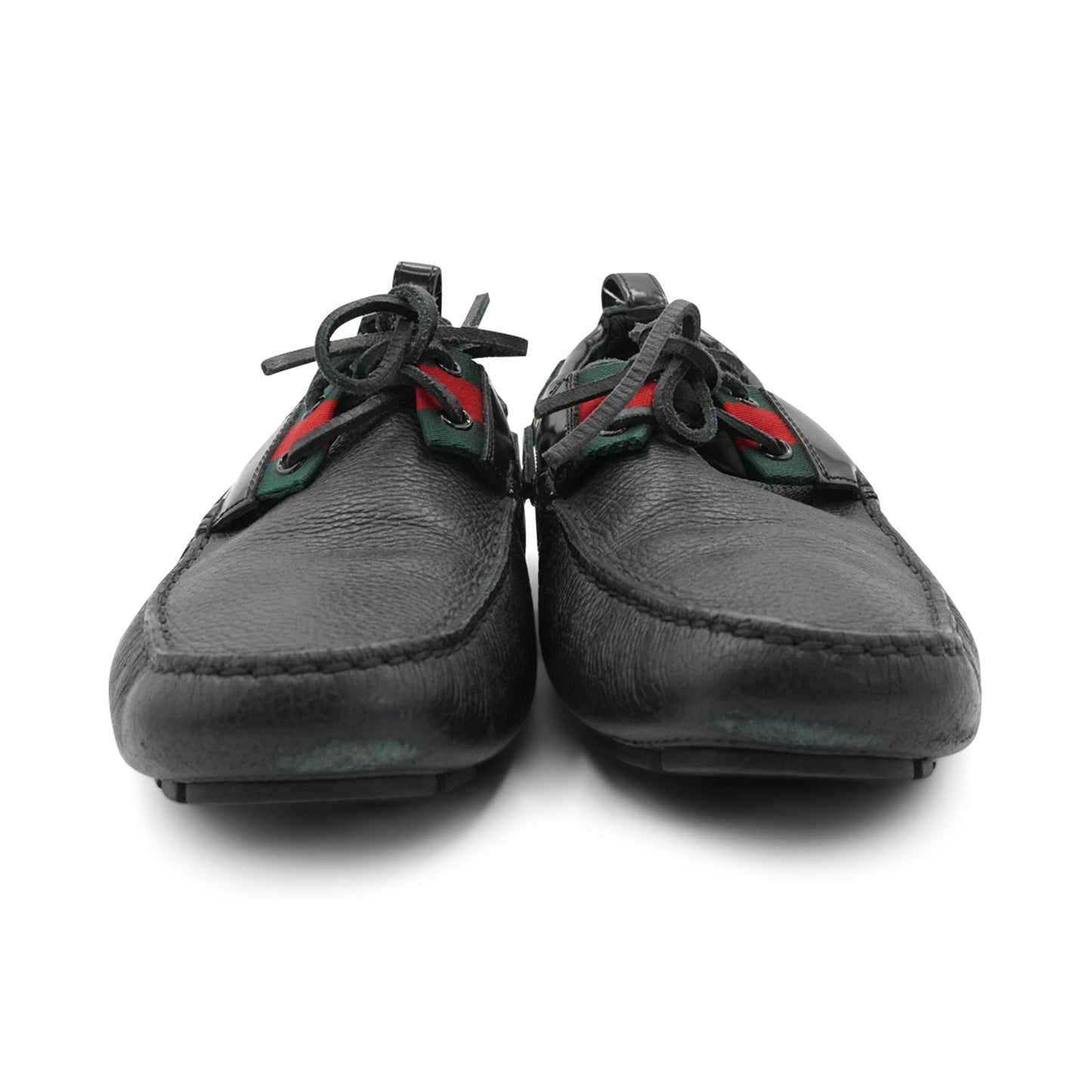 Gucci 'Web' Loafers - Men's 8.5