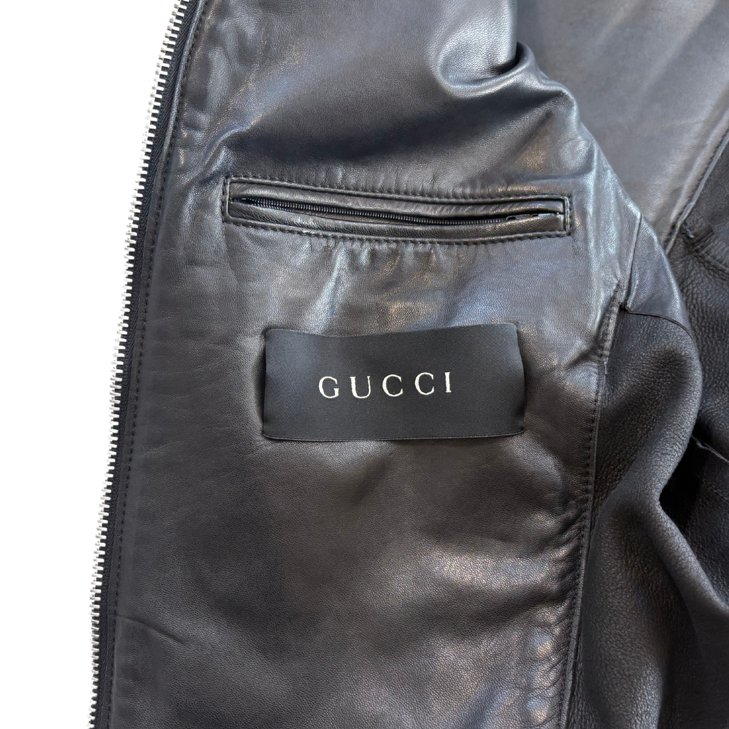 Gucci 'F/W 2000' Leather Vest - Men's 46