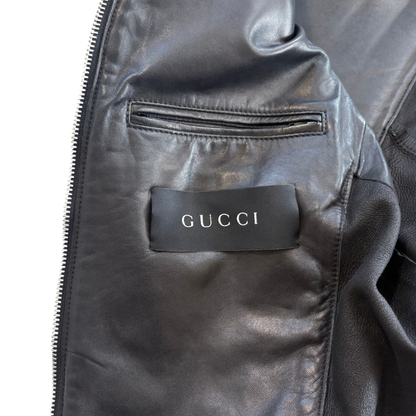 Gucci 'F/W 2000' Leather Vest - Men's 46