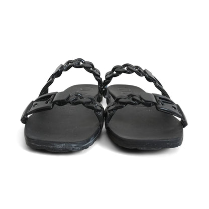 Gucci Chain-Link Rubber Sandals - Women's 36