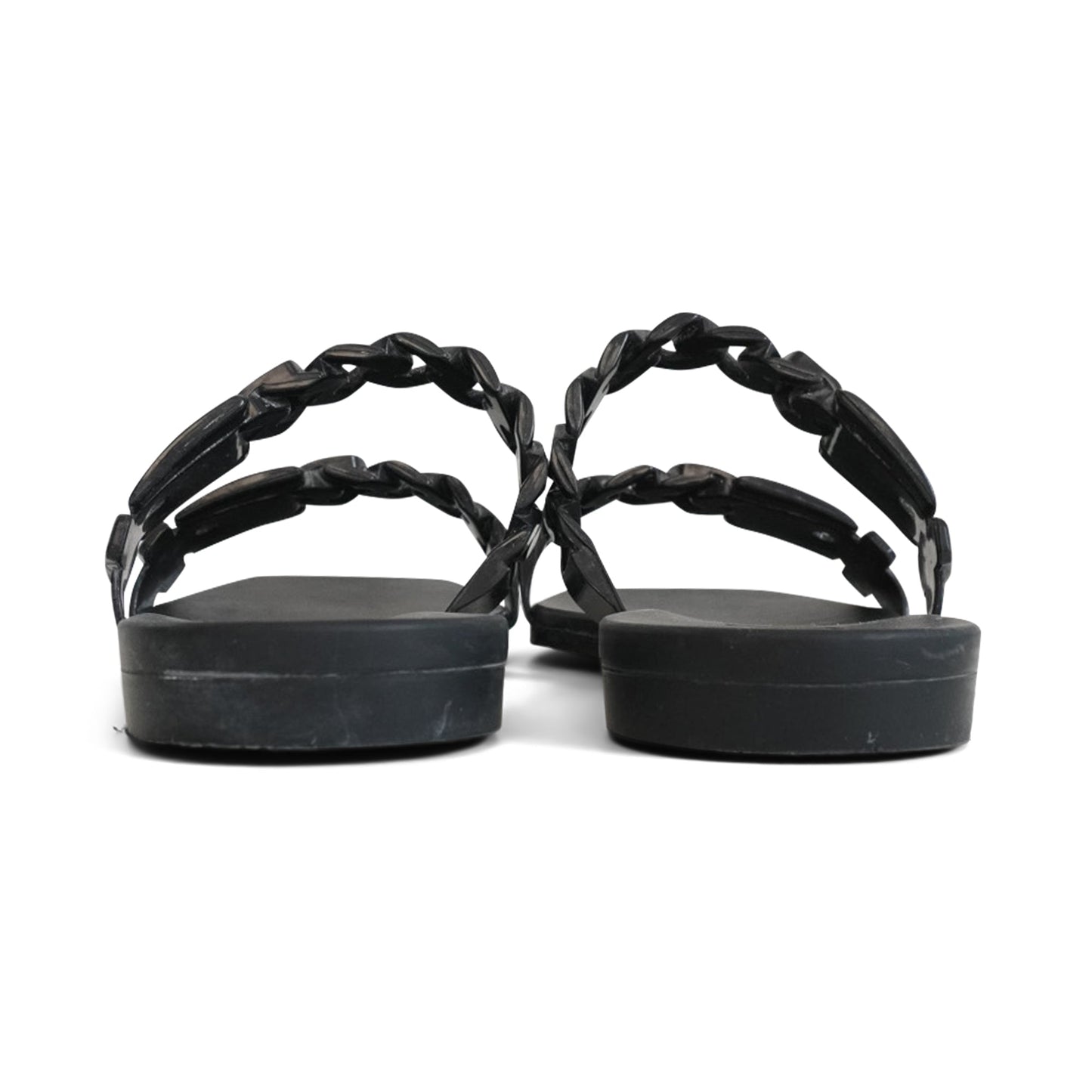 Gucci Chain-Link Rubber Sandals - Women's 36