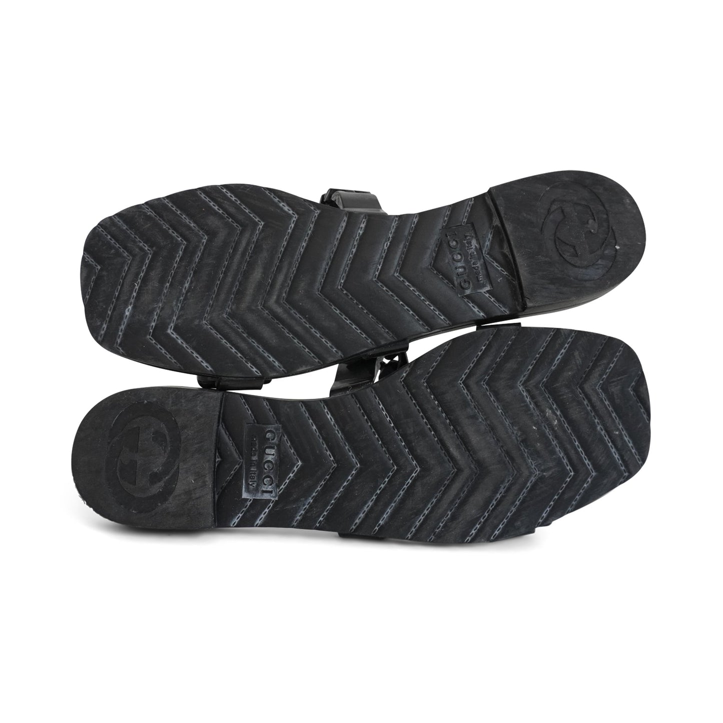 Gucci Chain-Link Rubber Sandals - Women's 36