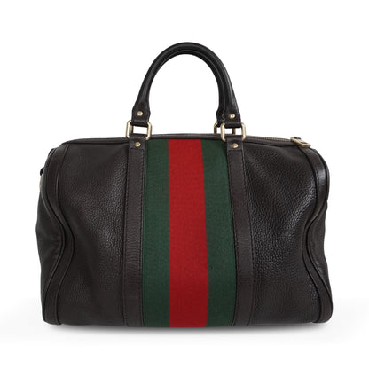 Gucci 'Web' Boston Bag
