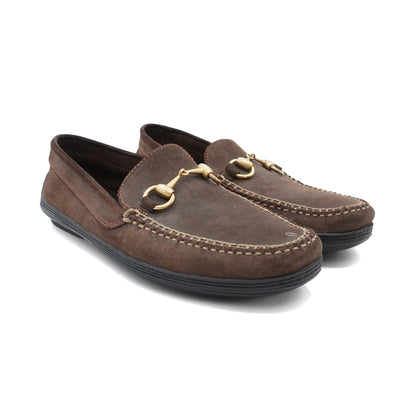 Gucci 'Jordaan' Suede Loafers- Men's 41.5