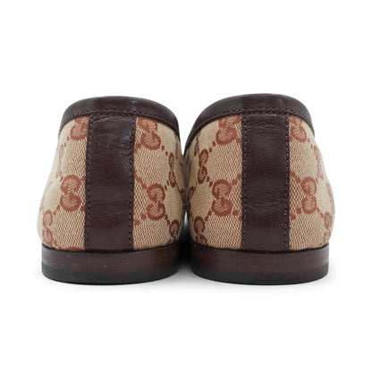 Gucci 'Jordaan' Monogram Loafers - Men's 7.5