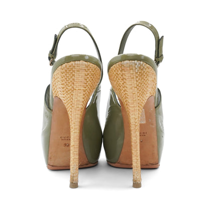 Gucci 'Sofia' Slingback Heels - Women's 39