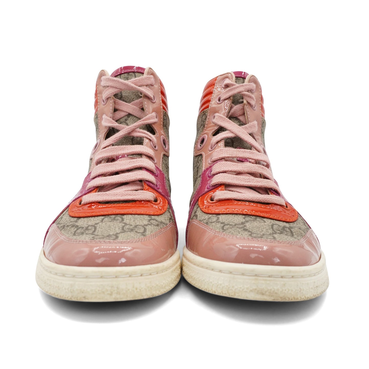 Gucci 'GG Supreme' High-Top Sneakers - Women's 38