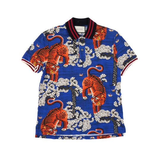 Gucci 'Bengal Tiger' Polo Shirt - Men's M