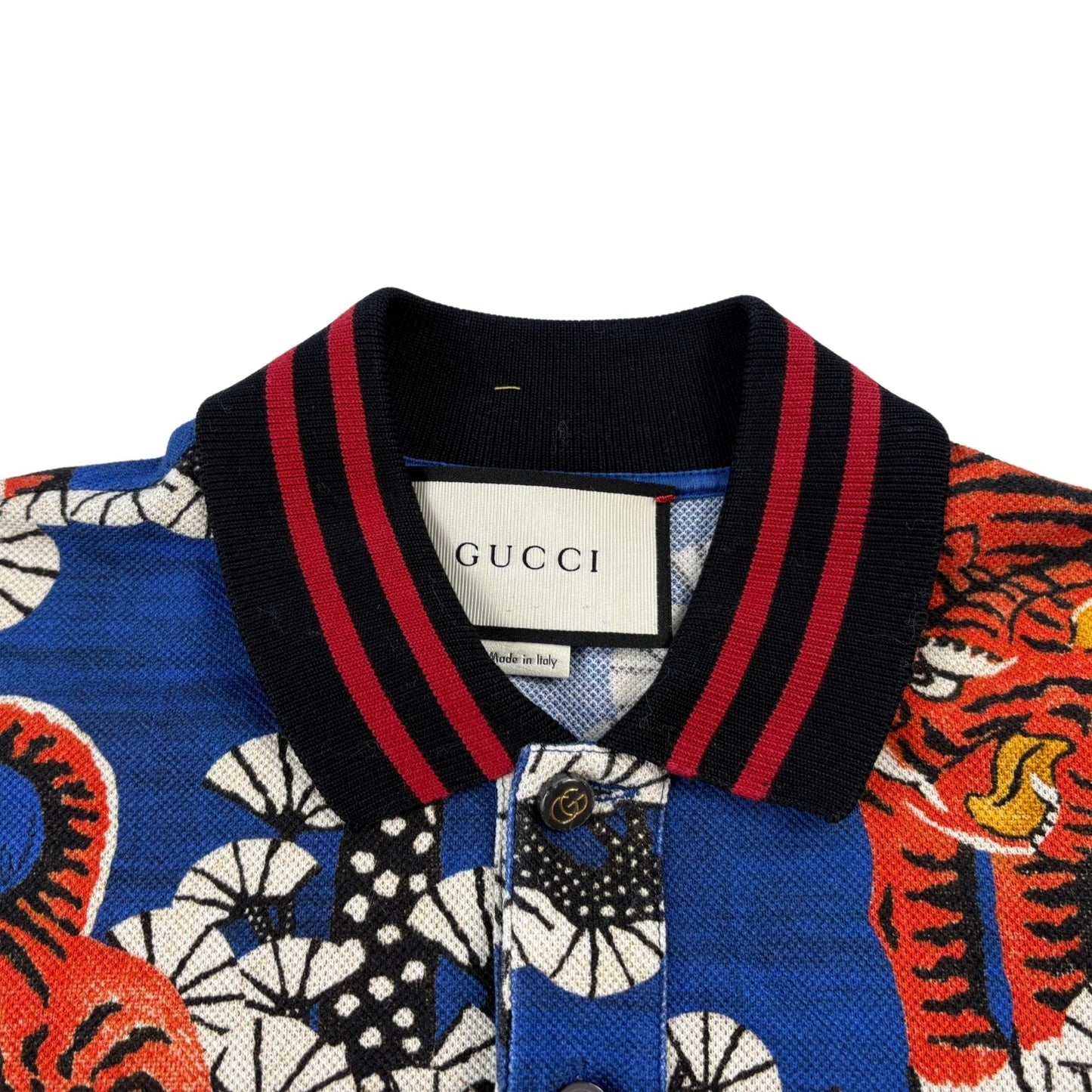 Gucci 'Bengal Tiger' Polo Shirt - Men's M