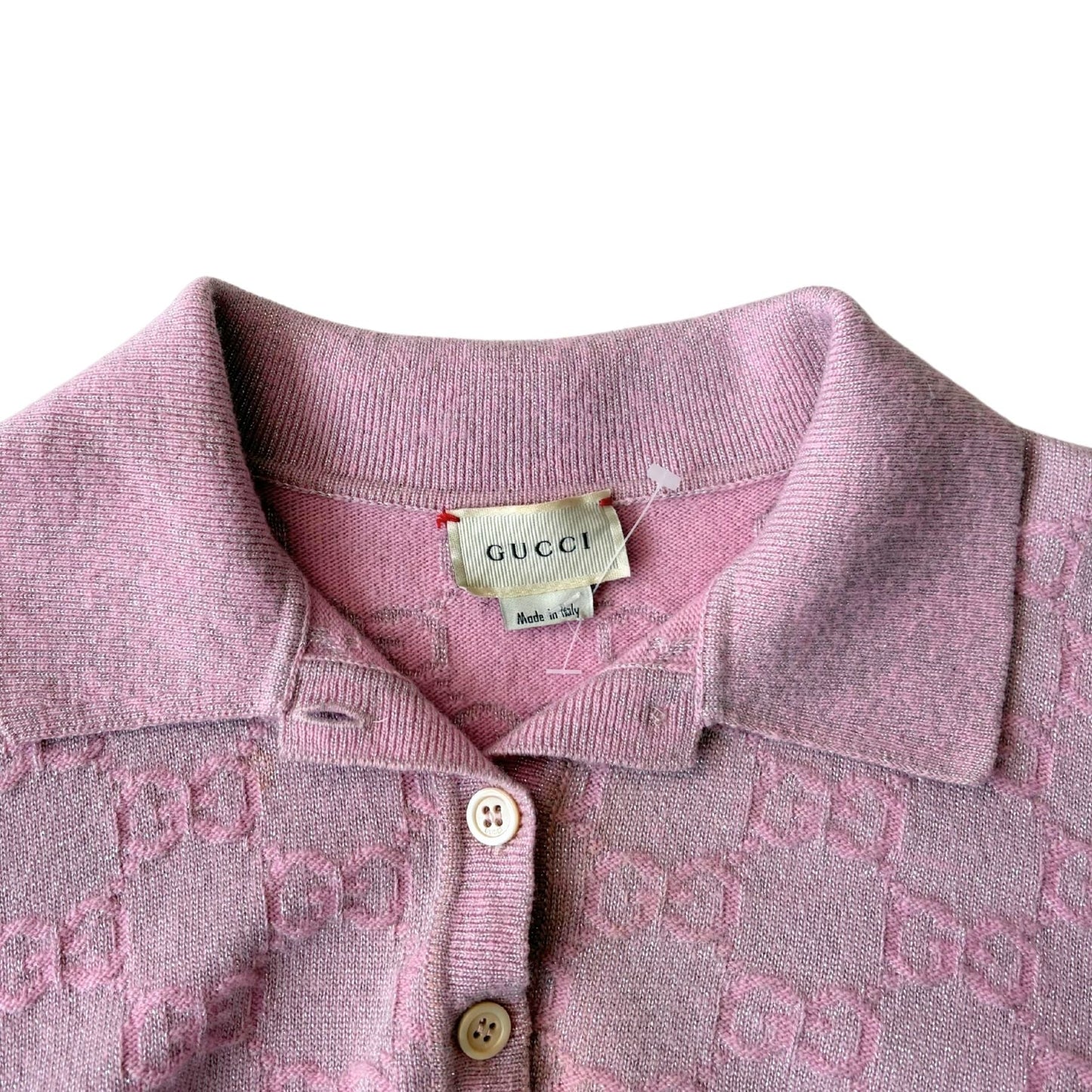 Gucci 'Guccissima' Polo Shirt - Women's S