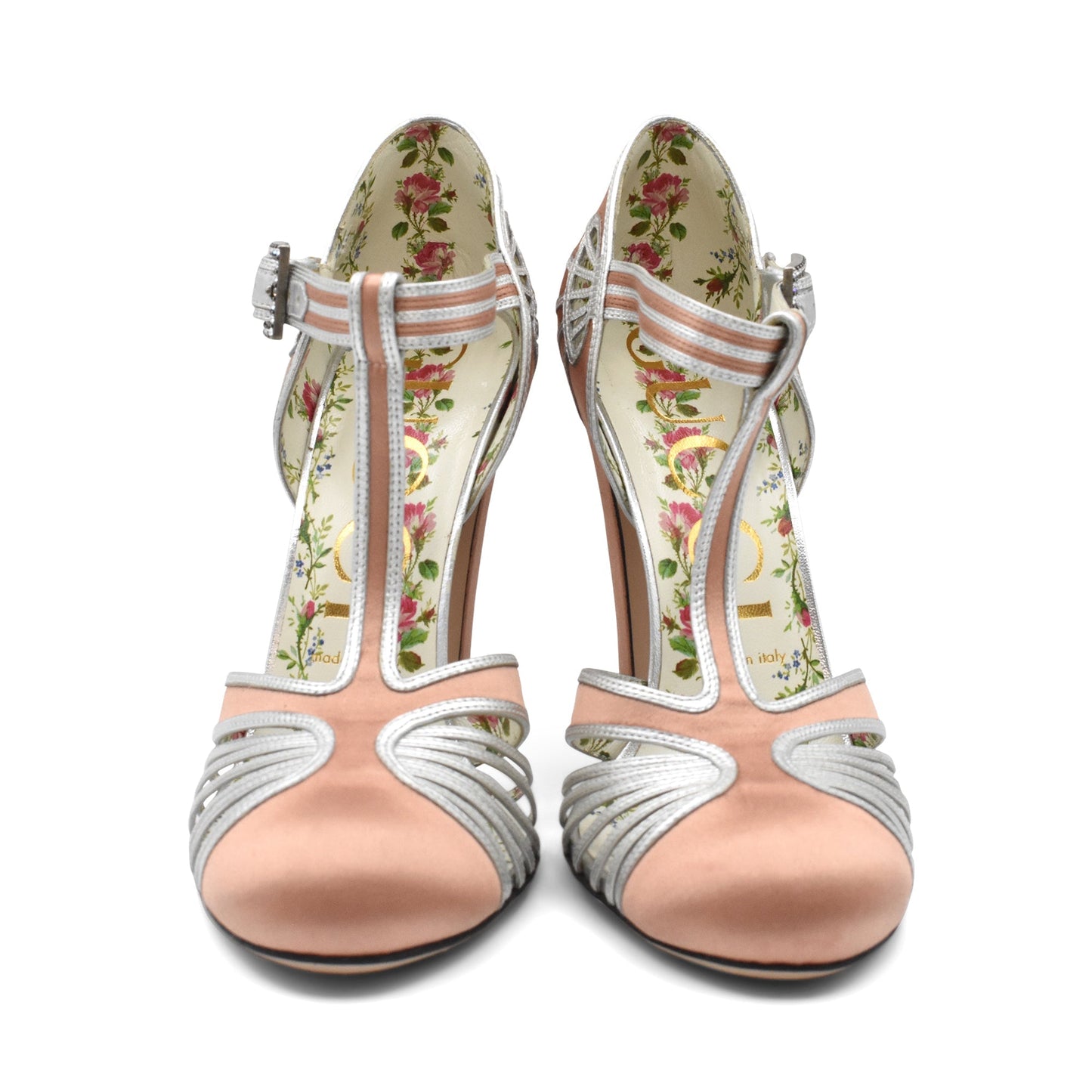 Gucci 'Mariska' T-Strap Heels - Women's 38