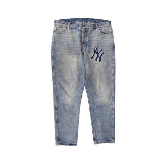 Gucci 'NY Yankees' Jeans - Men's 36